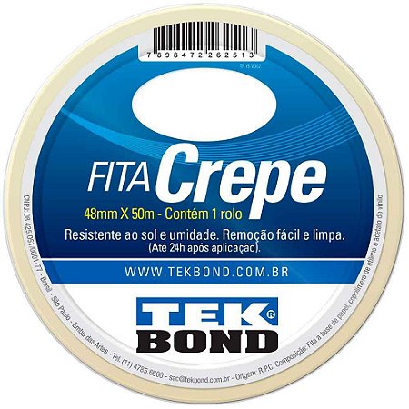 Fita Crepe Tek Bond 45mm x 50m