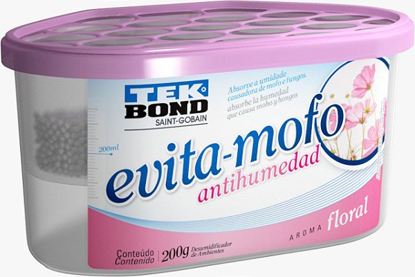 Evita Mofo Anti Mofo Tira Mofo Tekbond Floral Com 200g