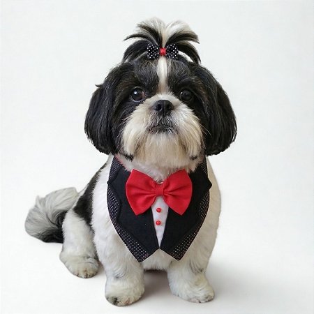 Colarinho Smoking Pet (estampas diversas)