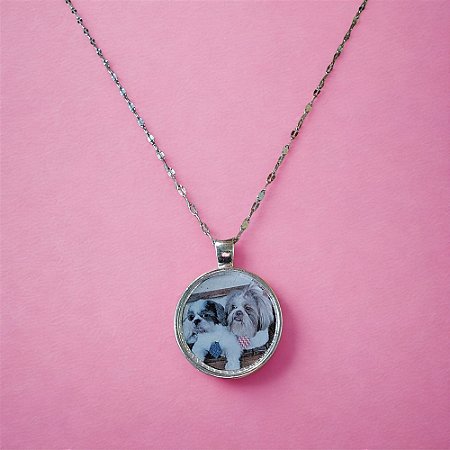 Colar Personalizado Com a Foto do Seu Pet