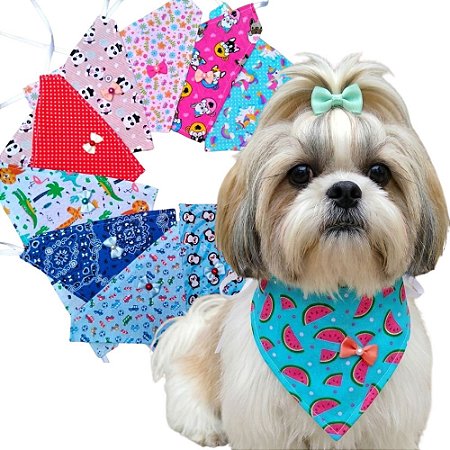 Bandanas Pet Sortidas Tamanho Único | Pacotes com 10, 30 e 50 un