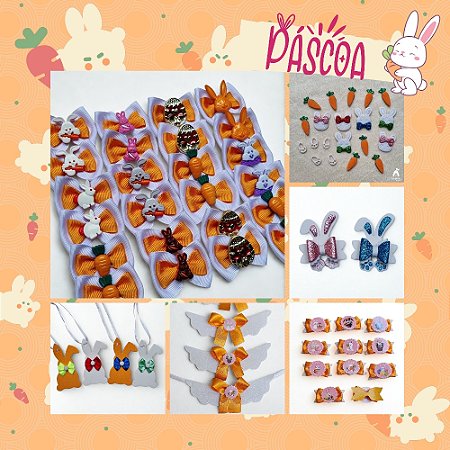 Kit Páscoa Acessórios Para Banho e Tosa