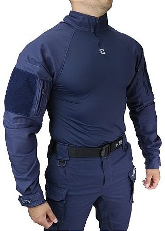 Combat Shirt HRT DACS - Azul marinho