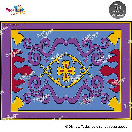 Lona Decorativa - Aladdin - Jasmine - Desenho - 2,0 x 1,5m