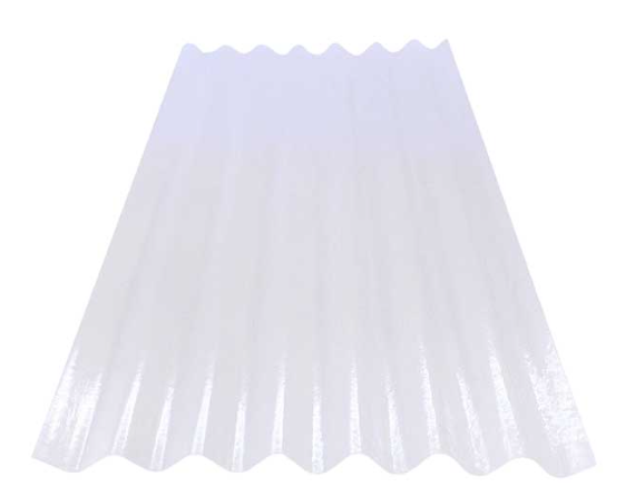 Telhas de Fibra de Vidro INCOLOR - 244 x 50 - 075( Onda Baixa) Cersan