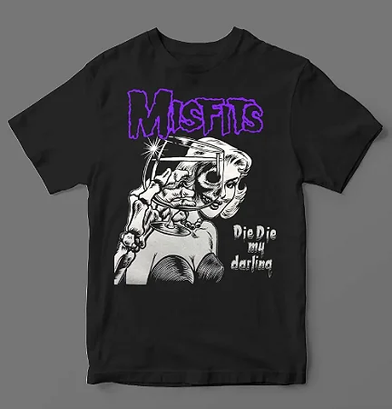 Camiseta - Misfits - Die Die My Darling