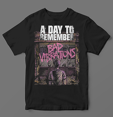 Camiseta - A Day To Remember - Bad Vibrations