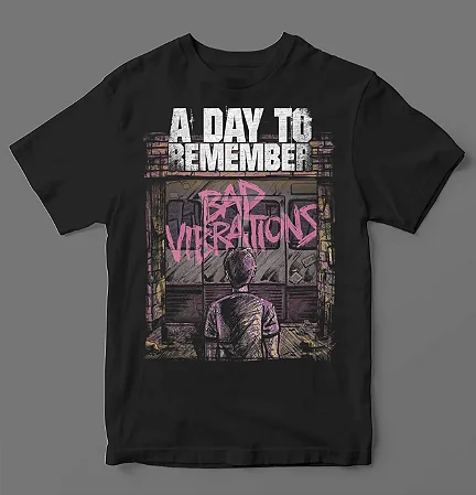 Camiseta - A Day To Remember - Bad Vibrations