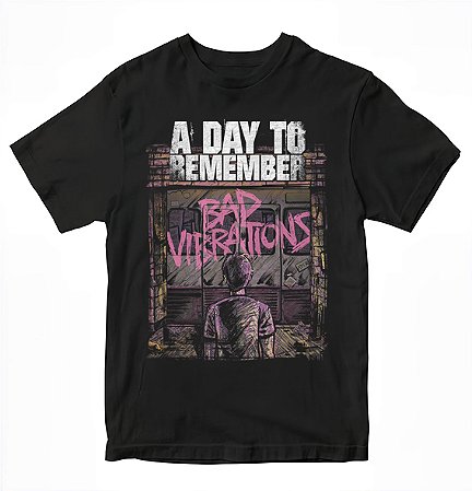 Camiseta - A Day To Remember - Bad Vibrations