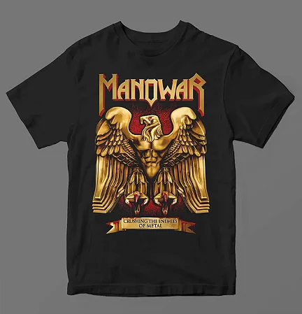 Camiseta - Manowar - Crushing the Enemies of Metal