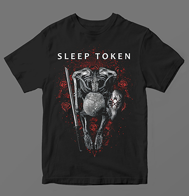 Camiseta Sleep Token - Skull