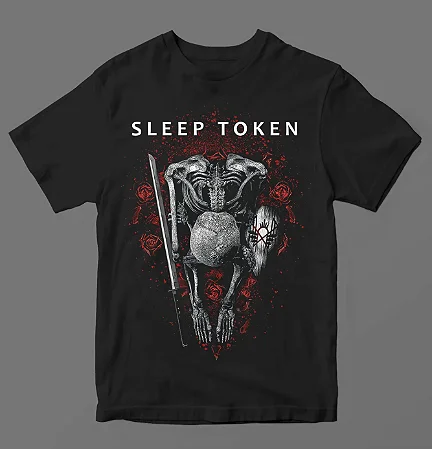 CAMISETA SLEEP TOKEN - SKULL