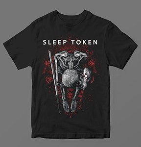 CAMISETA SLEEP TOKEN - SKULL
