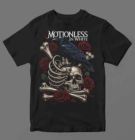 CAMISETA - MOTIONLESS IN WHITE - CROW