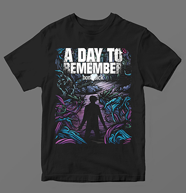 Camiseta - A Day To Remember - HOMESICK