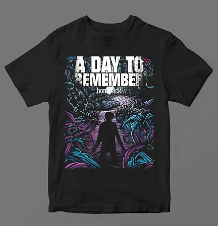 Camiseta - A Day To Remember - HOMESICK
