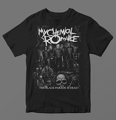 Camiseta My Chemical Romance - The Black Parade is Dead