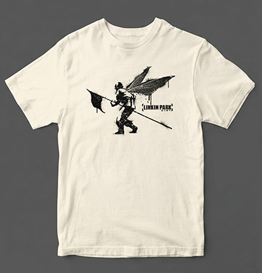 Camiseta Linkin Park - Hybrid Theory - Off White