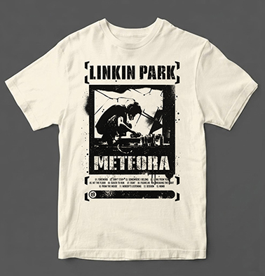 Camiseta Linkin Park - Meteora - Off White