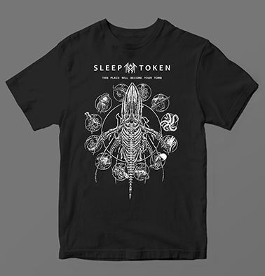 Camiseta Sleep Token - Tomb Whale