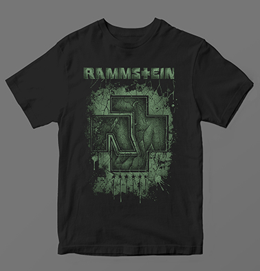 Camiseta Rammstein - Green symbol