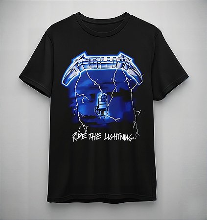 Camiseta Oficial - Metallica - Ride the Lightning