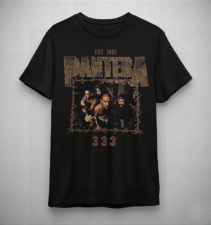 Camiseta Pantera - Band Photo