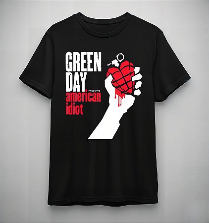 Camiseta Oficial Green Day - American Idiot