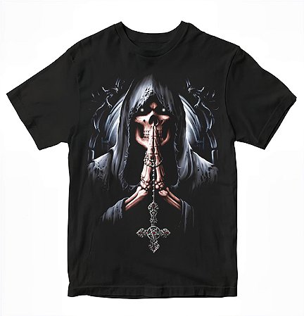 Camiseta Caveira Reza