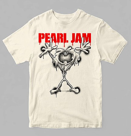 Camiseta Pearl Jam - Alive - Off White