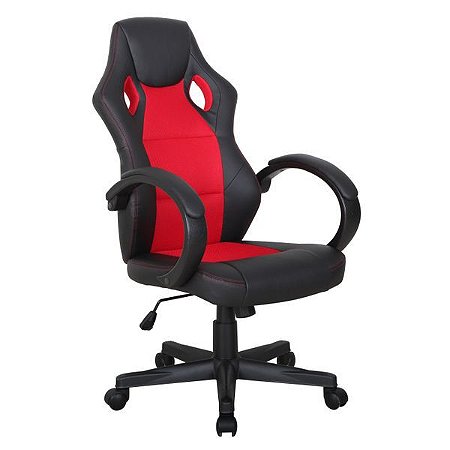 CADEIRA GAMER RACER VERMELHA/PRETO