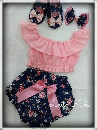 Calcinha Tiara E Sapatinho E Top