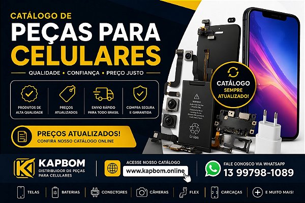 Acesse Agora o Catálogo Completo de Peças para Celulares com Preços Atualizados