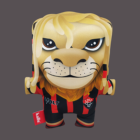 Kallsinho Mascote Leão - EC Vitória  | Unifome 1 2025
