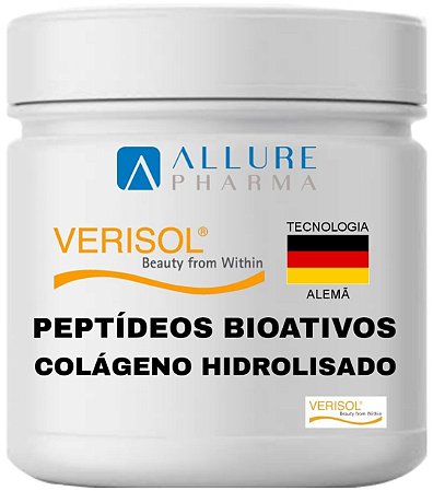 Colágeno Hidrolisado Verisol® Puro Tecnologia Alemã (Selo de autenticidade) - Pote 30 doses em pó * Peptídeos Bioativos de Colágeno 2,5g *