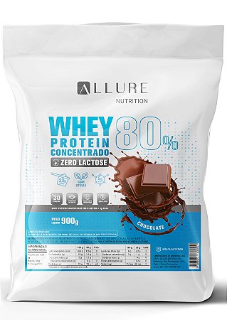 Whey Protein Zero Lactose WPC 80% Stevia refil 900g