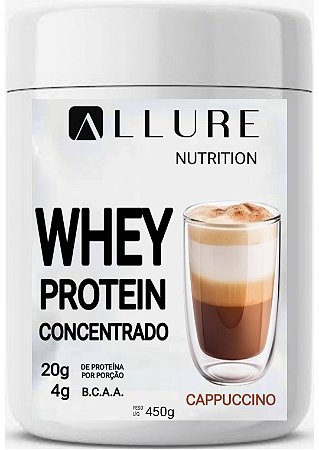 Whey Protein Concentrado Cappuccino   Proteínas e Aminoácidos Energia e Foco