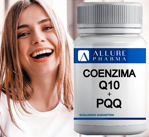 Coenzima Q10 100mg + PQQ 10mg - Memória Imunidade Anti Envelhecimento
