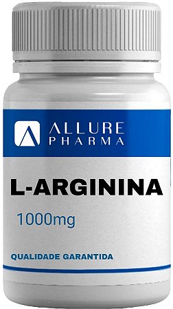 L-Arginina 1000mg Vasodilatador Aumento da performance esportiva e sexual