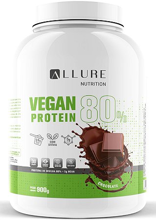 100% Proteína Isolada Vegana e Natural Zero Lactose Zero Glúten adoçado c/ stevia Vegan Protein 900g Shake Protéico Vegano