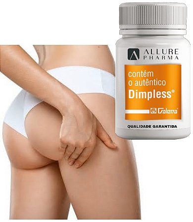 Dimpless® 40mg Anti Celulite  90 cápsulas  Selo de Autenticidade Galena  Previne os cabelos brancos *