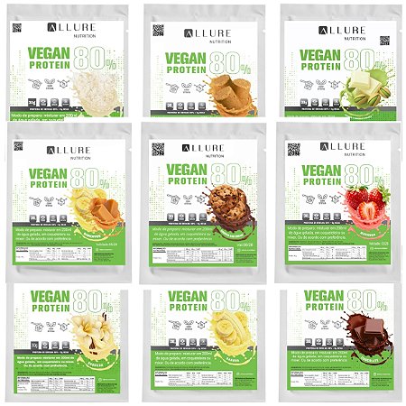 Kit Doses 100% Proteína Vegana Vegan Protein