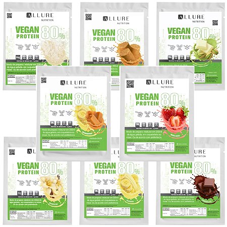 Kit Doses 100% Proteína Vegana Vegan Protein