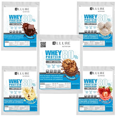 Kit Doses Whey Protein Concentrado Zero Lactose