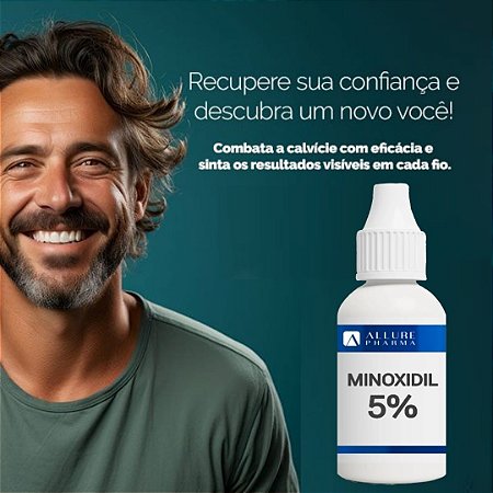 Minoxidil 5% para Cabelos e Barbas 100ml