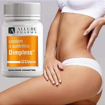 Dimpless® 40mg Anti Celulite - 60 cápsulas * Selo de Autenticidade GALENA * Previne os cabelos brancos *