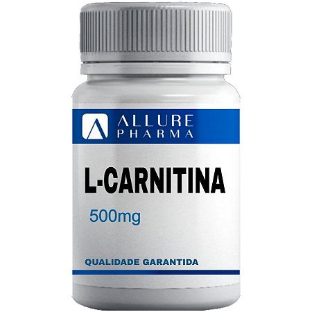 L-Carnitina 500mg Transforma Gordura em Energia 60 cápsulas