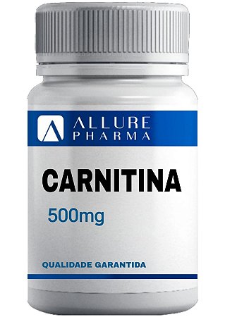 Carnitina 500mg   Transforma Gordura em Energia