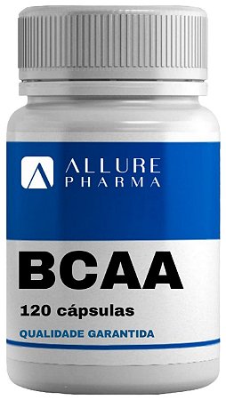 BCAA - 120 cápsulas * Aminoácidos. Desempenho Físico. Estimula Síntese Proteica *