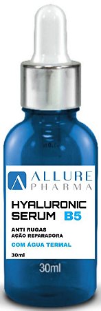 Sérum com Ácido Hialurônico  30ml. Vitamina B5 D-Pantenol